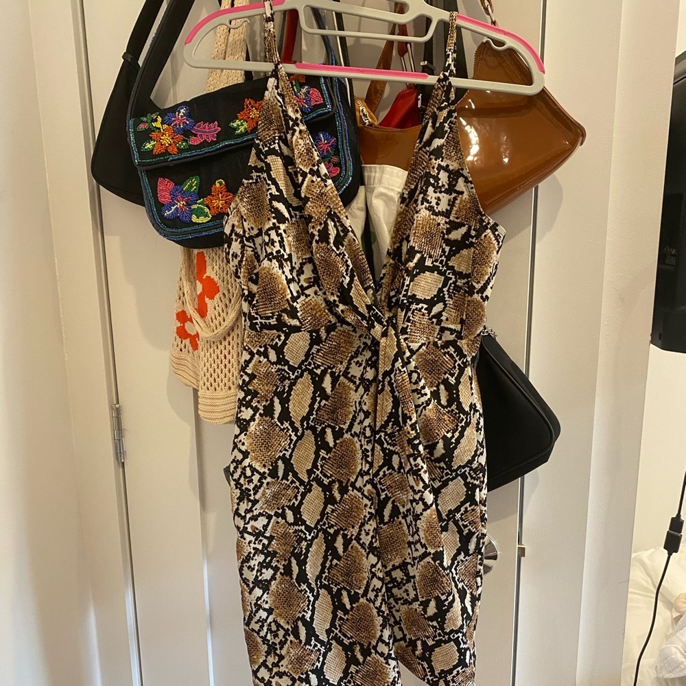 Nasty gal snake dress